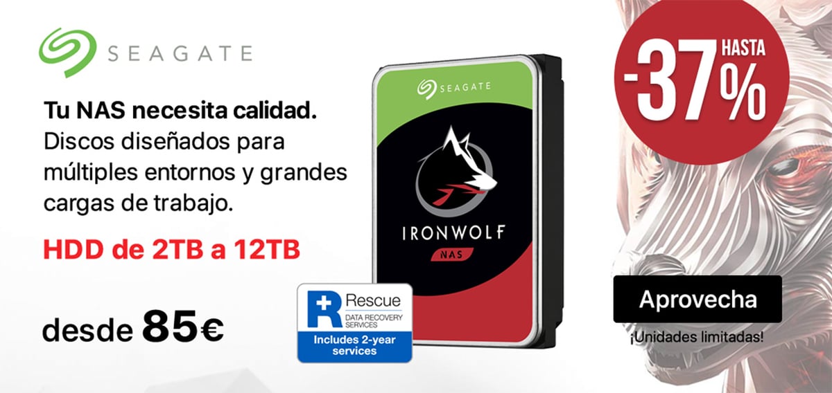 Seagate ironwolf HDD para NAS