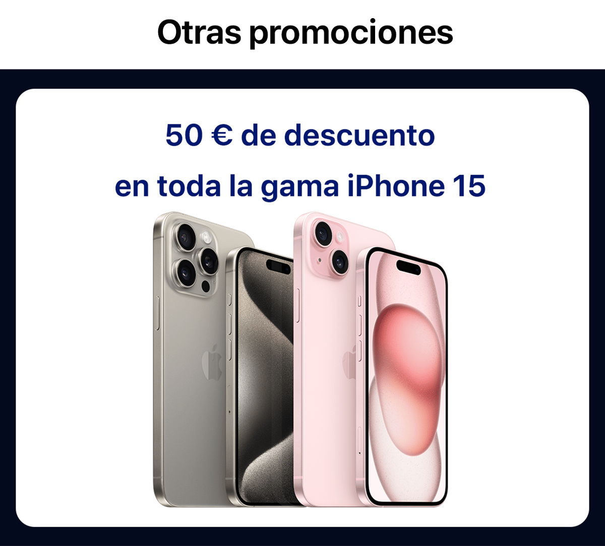 1526 - 50€ dto iPhone 15